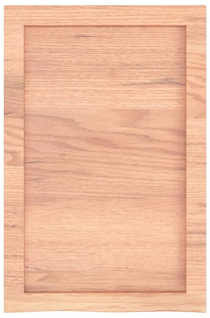 Prateleira de parede 40x60x(2-4) cm carvalho tratado castanho
