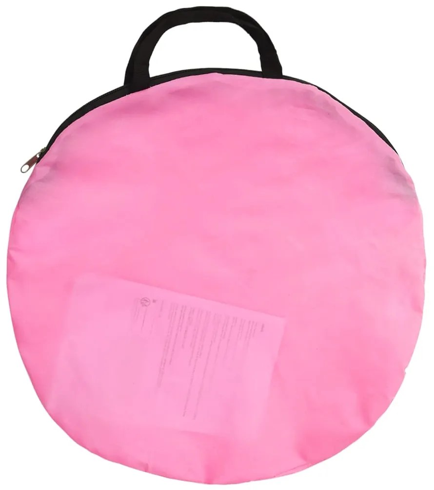 Tenda de brincar infantil 70x112x70 cm rosa