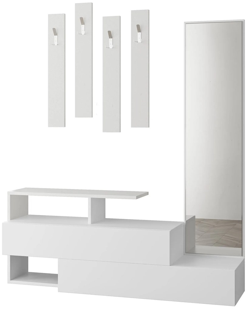 Secretária de Estudo Lima – Branco Nogueira – 120x75,4x60 cm