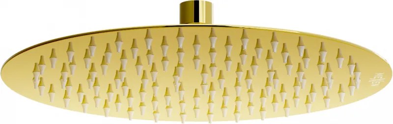 Mexen Slim chuveiro de 25 cm, dourado - 79225-50