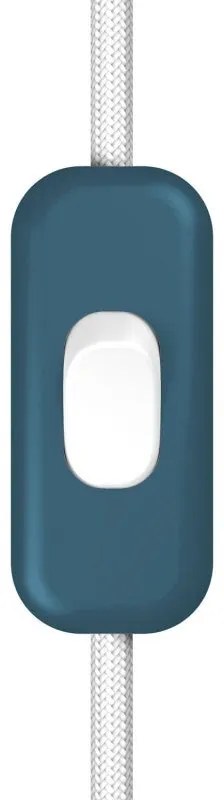 Interruptor unipolar em linha Creative Switch azul petróleo