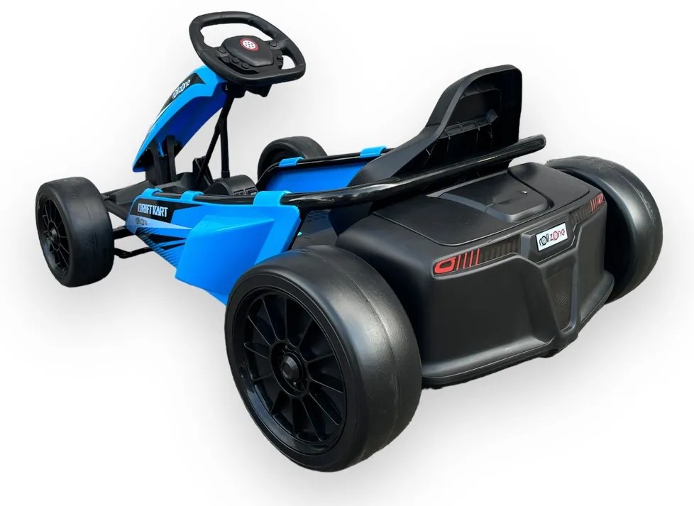 Kart elétrico Infantil drift Go-Kart, potência 24V Azul