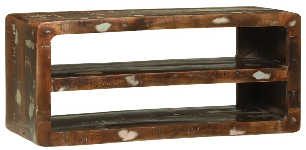 Armário para TV 80x32x36 cm de Madeira Recuperada