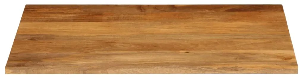 Tampo de mesa c/ borda viva 100x80x2,5 cm mangueira maciça