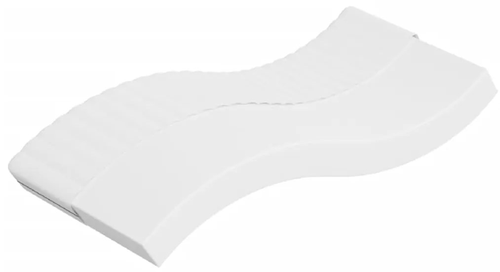 vidaXL Colchão de espuma médio suave 90x200 cm