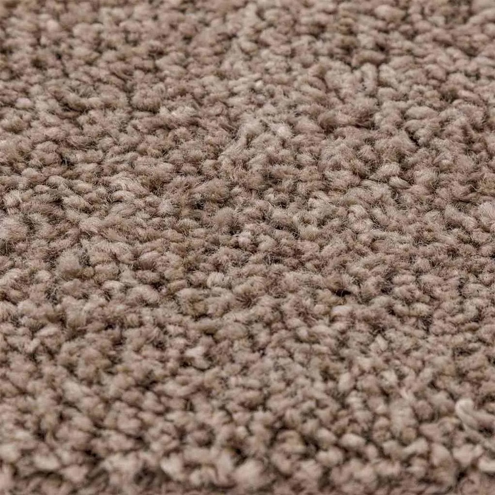 Tapete de Banho Retangular Castanho 60x90 cm Polipropileno Antiderrapa