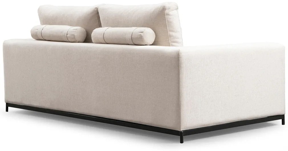 Sofá de 2 Lugares Line – Bege – 201 cm x 102 cm x 84 cm