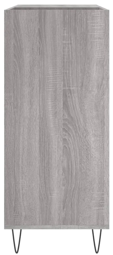 Armário p/ discos 84,5x38x89 cm derivados madeira cinza sonoma