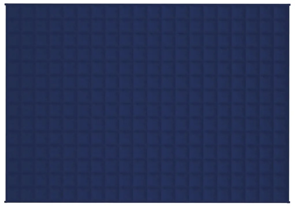 Manta pesada 6 kg 140x200 cm tecido azul
