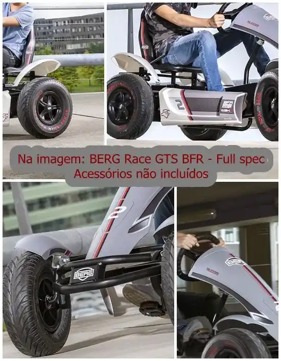 BERG Jeep Revolution BFR Pedal Go-Kart, 33 in. x 63 in. x 34 in.