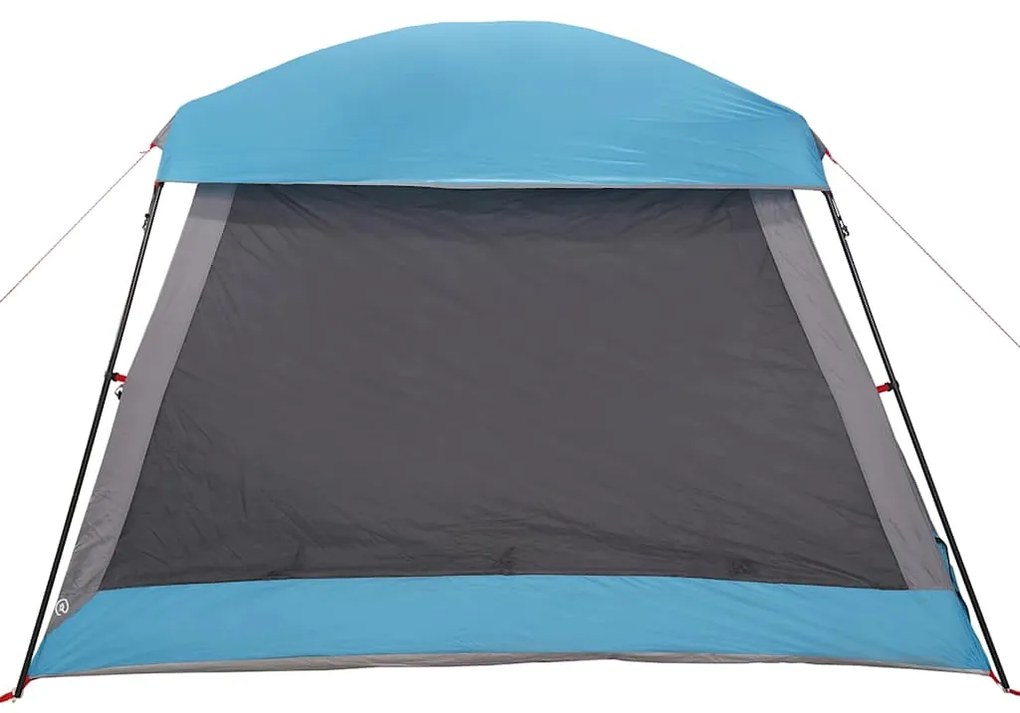 Tenda familiar estilo cabana para 6 pessoas impermeável azul