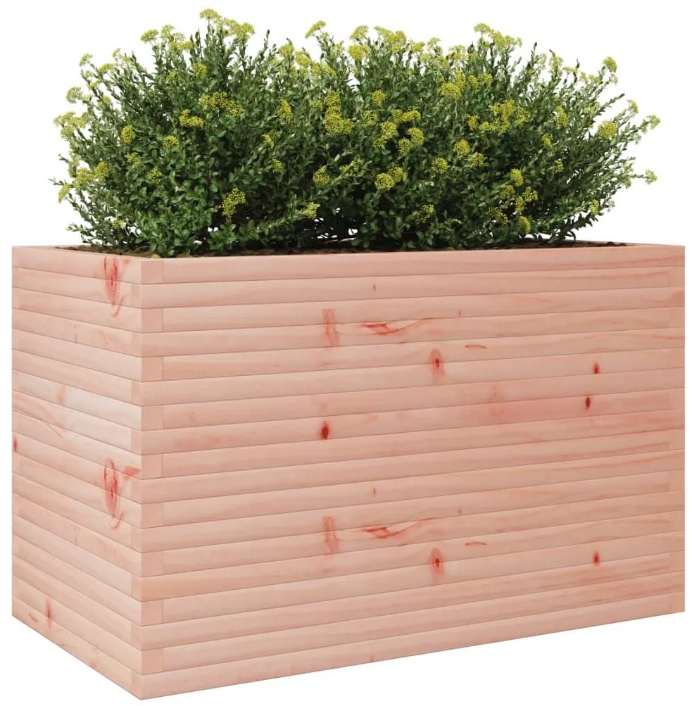 Vaso/floreira de jardim 110x60x68,5cm madeira de douglas maciça