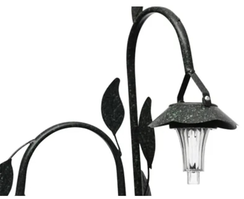 Cesta de planta com LED solar