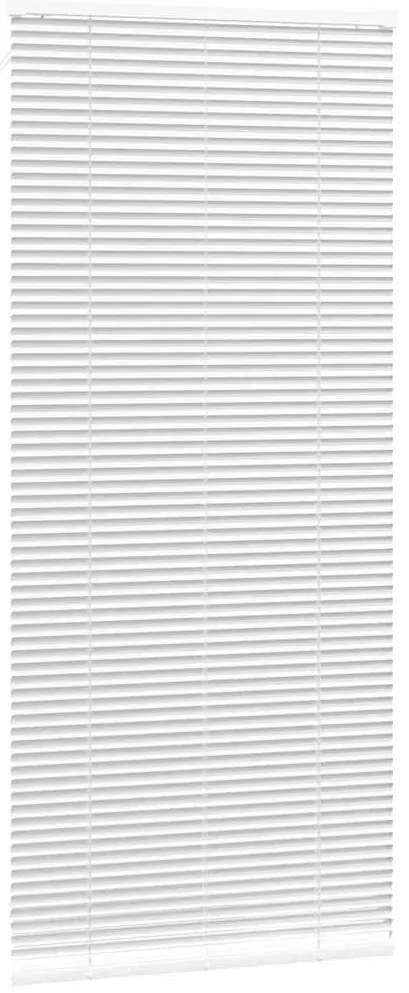 Persiana de Janela com cortinas Outros Manual Branco 80 x 130 cm Alumí