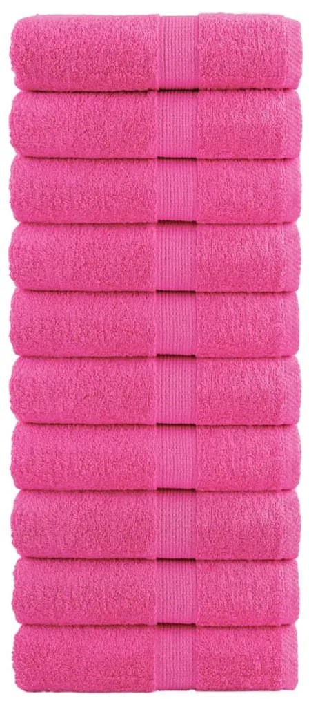 Toalhas de mãos premium SOLUND 10 pcs 30x30 cm 600 g/m2 rosa