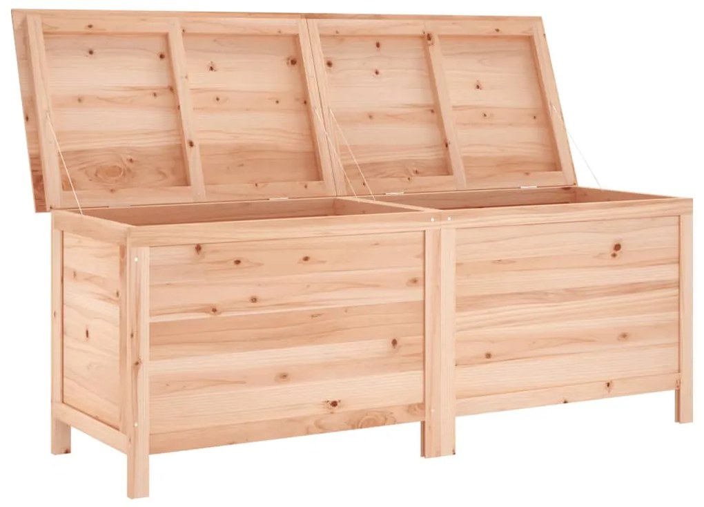 Caixa de arrumação para jardim 150x50x56,5 cm abeto maciço