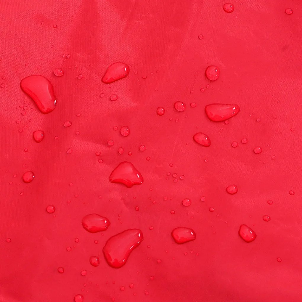 Capa de chuva para cães com tiras reflectoras vermelho M