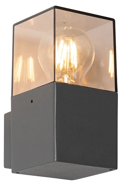 Candeeiro de parede exterior moderno cinzento escuro IP44 - Dinamarca Moderno