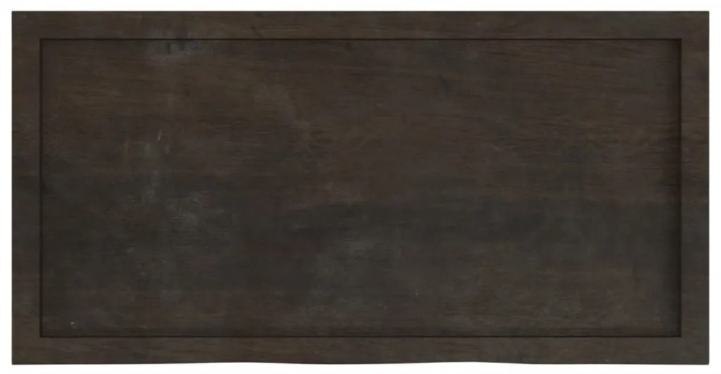 Prateleira de parede 100x50x4 cm carvalho tratado cinza-escuro