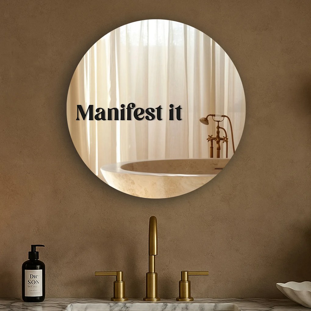 Autocolante para espelho S4 – Manifest it