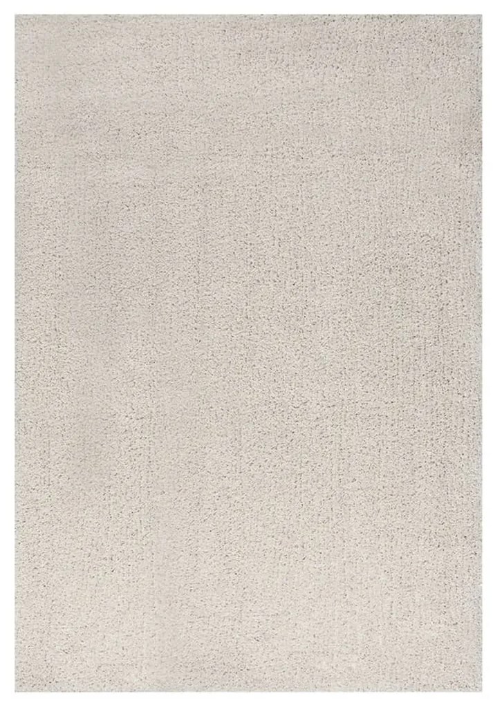 vidaXL Tapete shaggy de pelo alto 140x200 cm cor creme