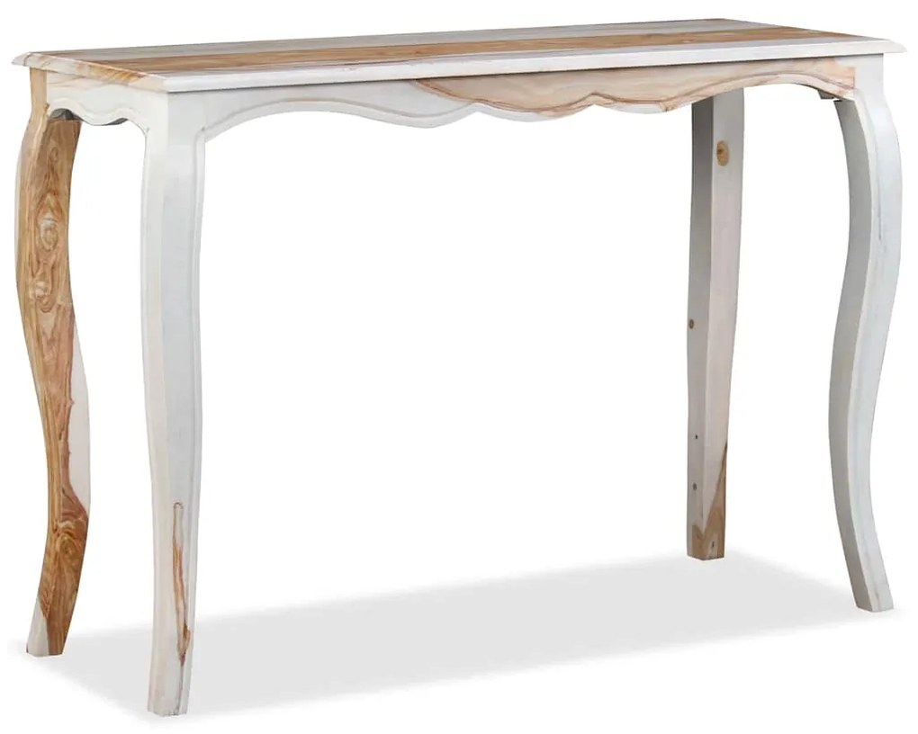 Mesa consola 110x40x76 cm madeira de acácia maciça
