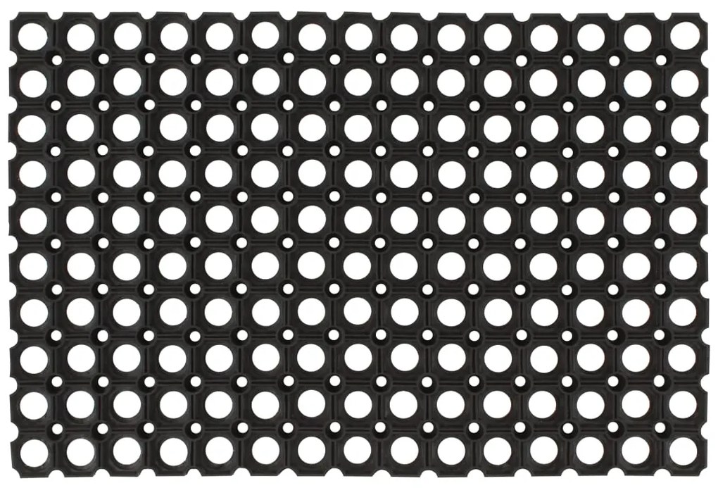 vidaXL 5 pcs tapetes de borracha 22 mm 40x60 cm