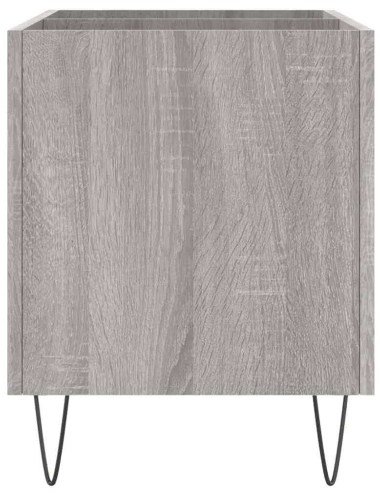 Armário p/ discos 74,5x38x48 derivados madeira cinzento sonoma