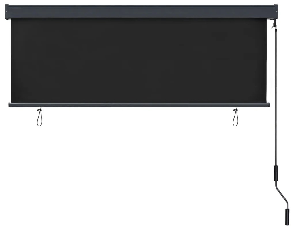 Estore de rolo para exterior 160x250 cm antracite