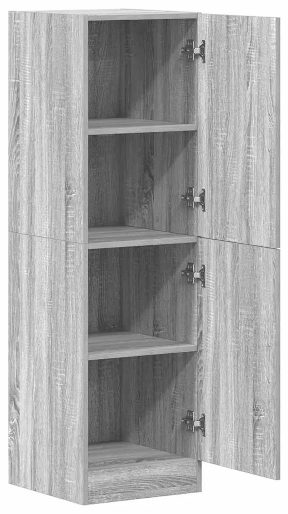 Armário cozinha 38x41,5x131,5cm derivados madeira sonoma cinza