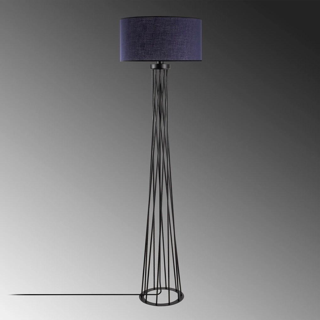 Candeeiro de Pé Tall – Antracite – 50x175x50 cm