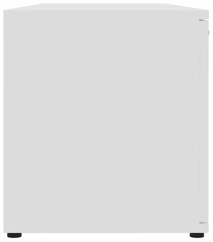 Móvel de TV 120x34x37 cm derivados de madeira branco