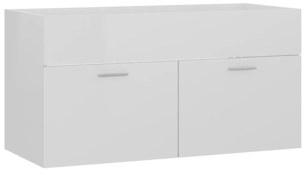 Armário lavatório + lavatório embutido derivados de madeira