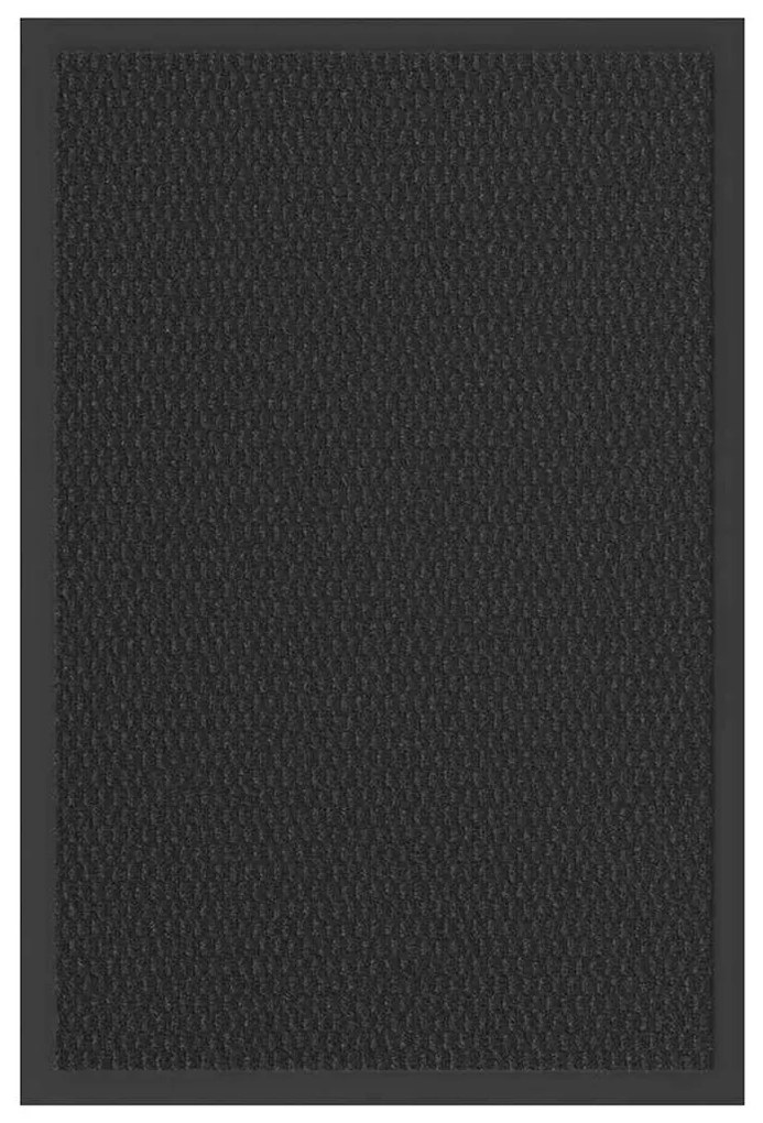 Tapete de porta 40x60 cm preto