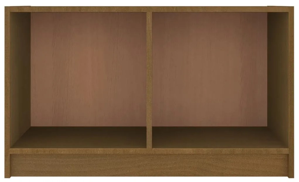 Móvel de TV 70x33x42 cm pinho maciço castanho mel