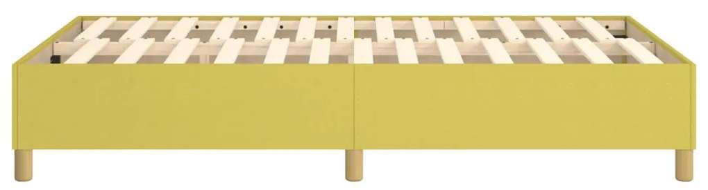 Estrutura de cama sem colchão 120x200 cm tecido verde