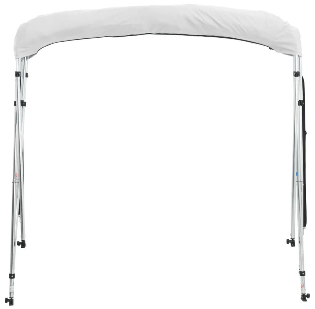 Toldo de 4 arcos Bimini c/ paredes laterais 243x(230-244)x137cm