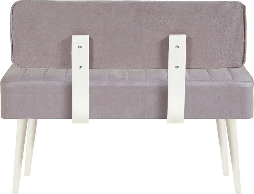 Bank Vina – Branco e Cinzento – 110x82,5x40 cm