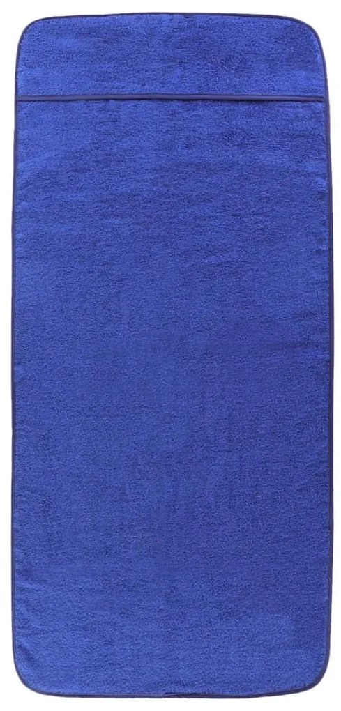 Toalhas de praia 4 pcs 60x135 cm tecido 400 GSM azul royal