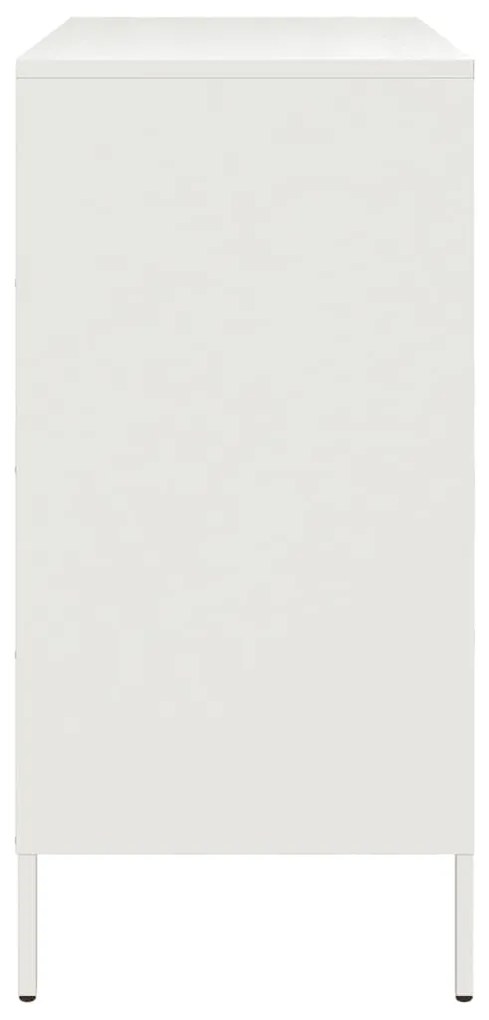 Aparador 68x39x79 cm aço branco
