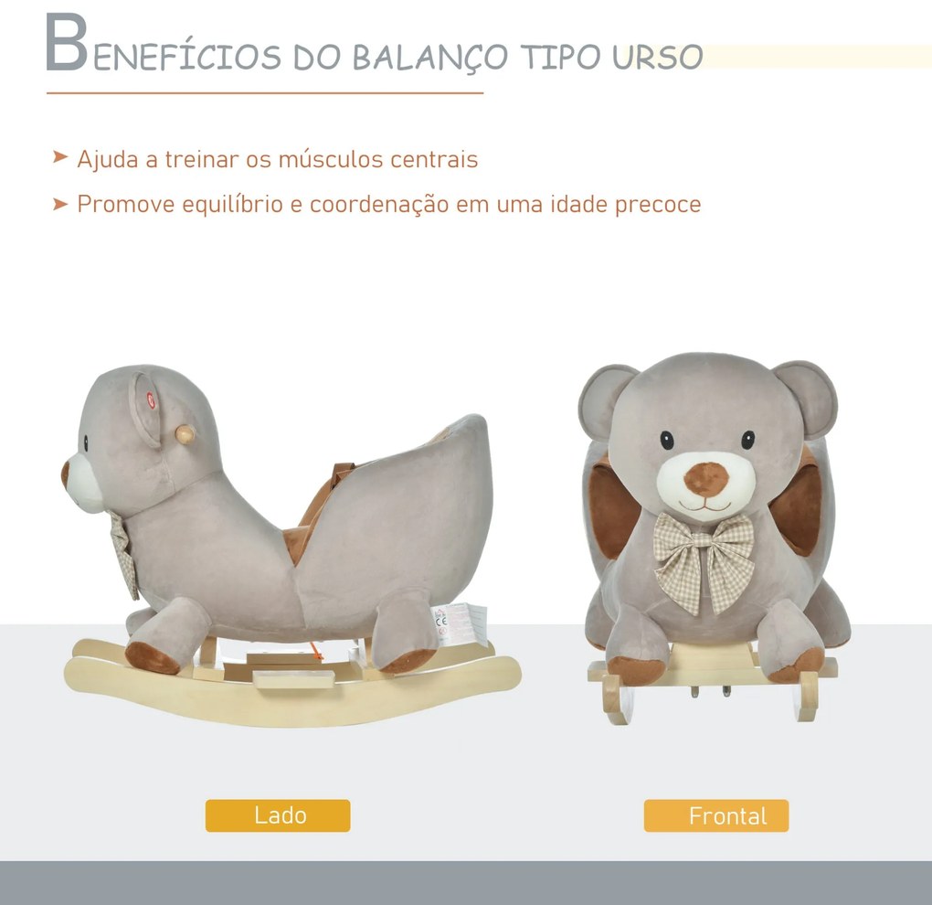 Baloiço de Urso infantil