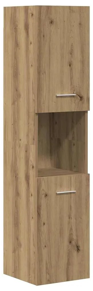 4 pcs móveis de casa de banho deriv. madeira carvalho artisiano