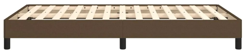Estrutura de cama sem colchão 120x190cm castanho escuro