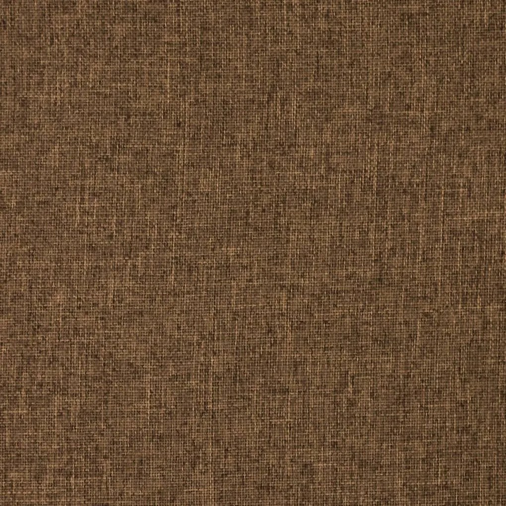 Cadeira de piso giratória tecido castanho