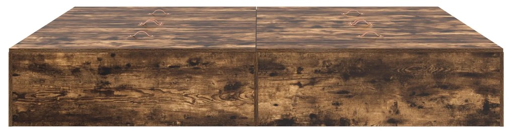 Cama com Armazenamento Fumê 180x200 cm