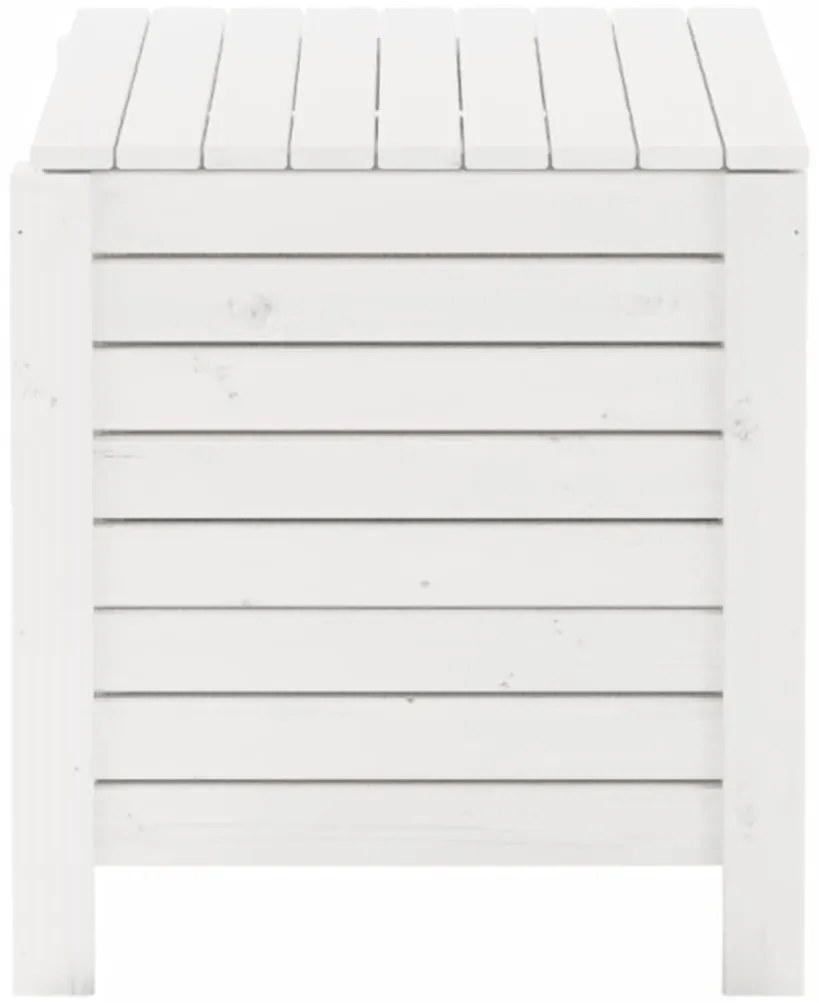 Caixa arrumação c/ tampa RANA 100x49x54 cm pinho maciço branco