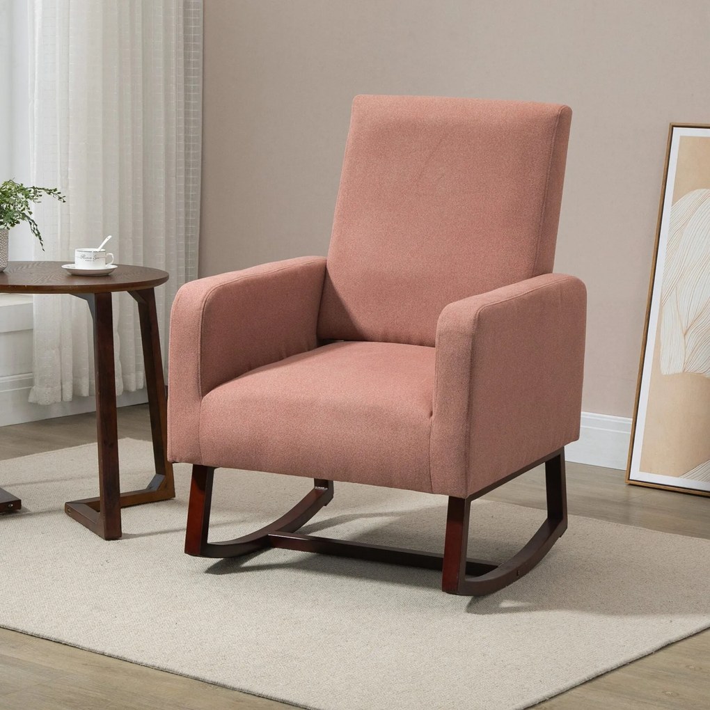 Poltrona Bally - Rosa - Design Nórdico