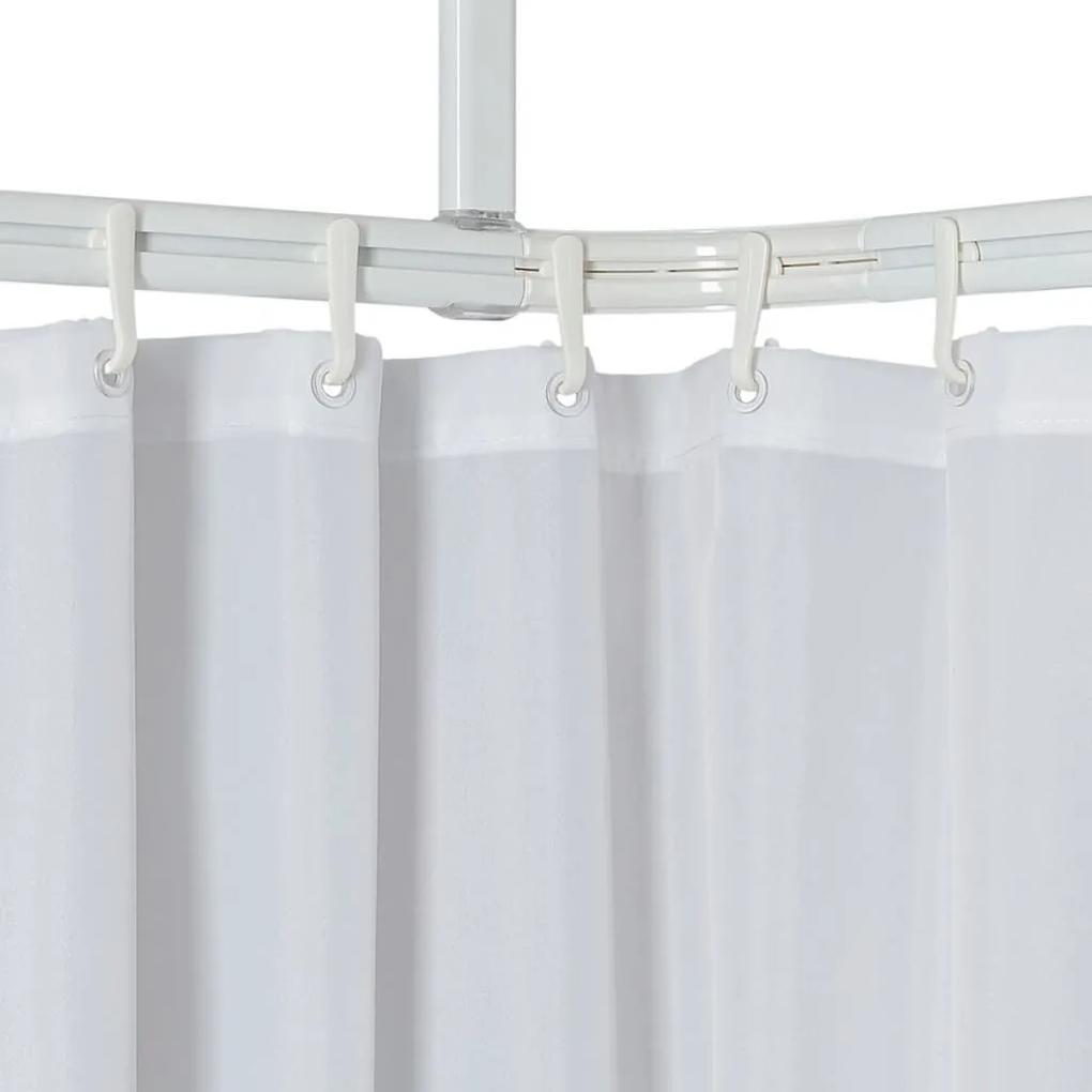 432042 Sealskin Conjunto de varões p/ cortina de duche Easy-Roll branco