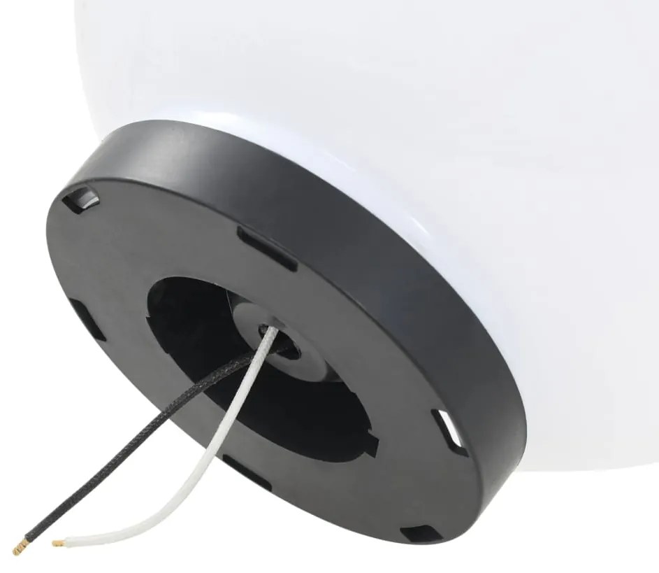 Candeeiros esféricos LED 4 pcs 25 cm PMMA