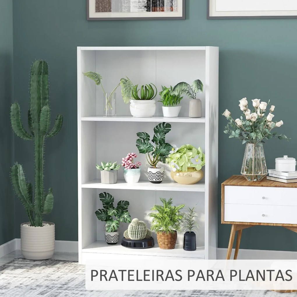 Estante Nostra - Branco - Design Minimalista